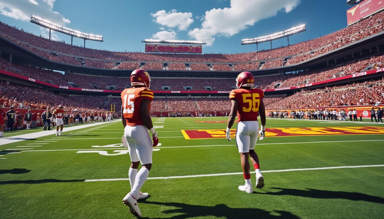 découvrez comment les longhorns du texas intensifient leurs efforts de recrutement pour attirer un talent exceptionnel : un joueur 5 étoiles déjà engagé à l'usc. restez informé des dernières actualités du monde du football universitaire!